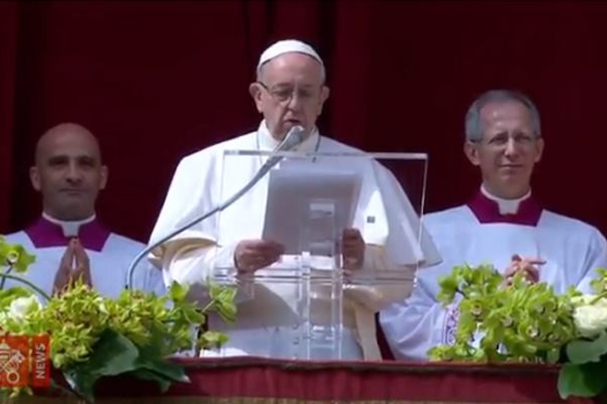 La benedizione Urbi et Orbi di papa Francesco per la Pasqua 2018