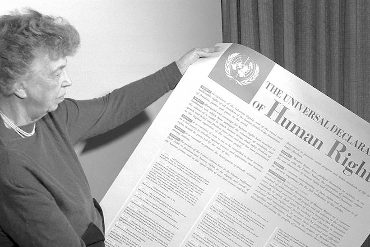 10 dicembre 2018, ricorrono 70 anni dall'adozione della Dichiarazione Universale dei Diritti Umani da parte dell'Onu
