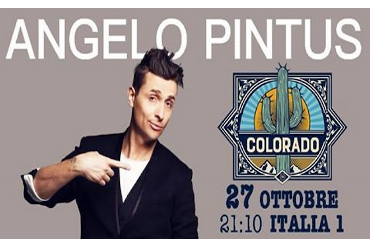 Stasera 27 ottobre 2016 a Colorado, il grande ritorno di Angelo Pintus! VIDEO