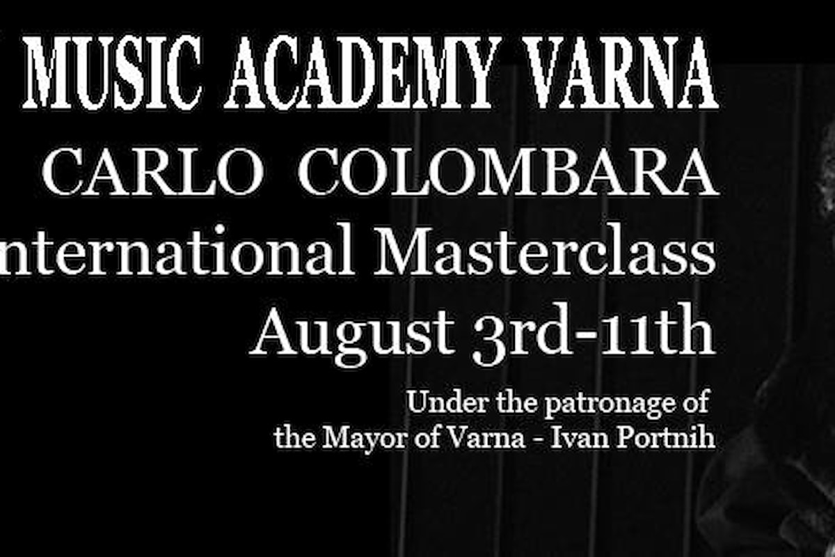 Master Class internazionale per cantanti lirici, tenuto dal Basso Carlo Colombara