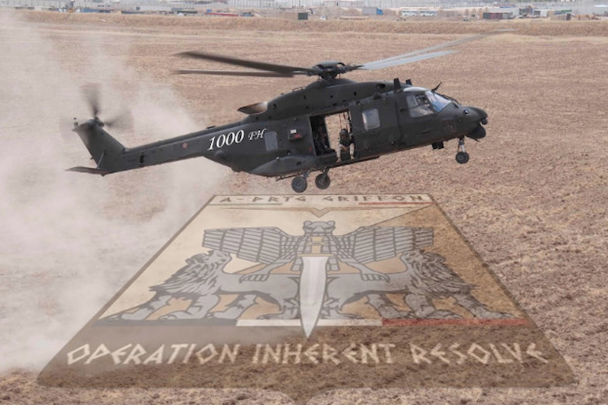 Iraq, elicotteri italiani superano mille ore di volo in operazione Inherent Resolve