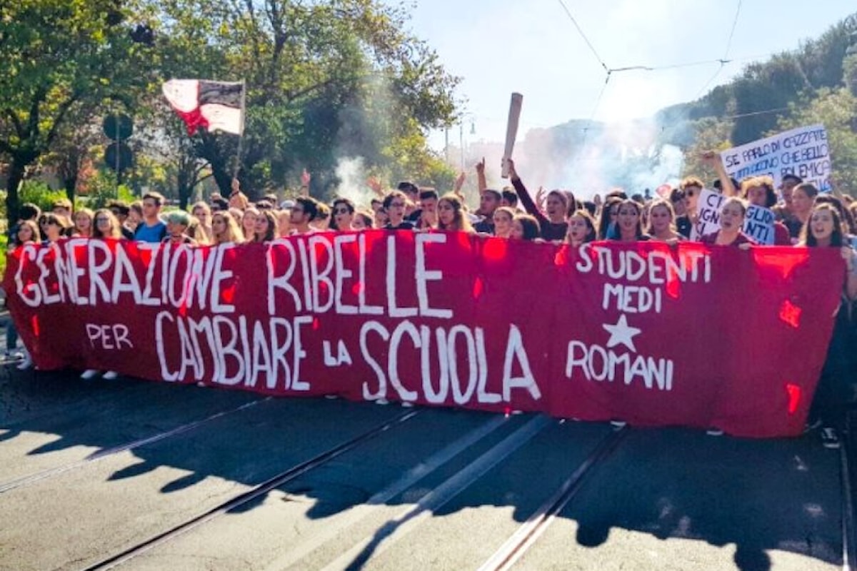Manifestazione degli studenti in tutta Italia contro il piano Alternanza scuola-lavoro