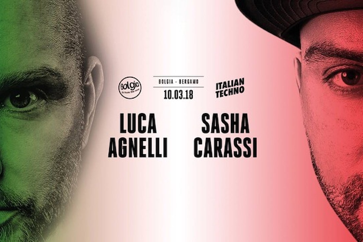 10 marzo, Luca Agnelli & Sasha Carassi al Bolgia di Bergamo