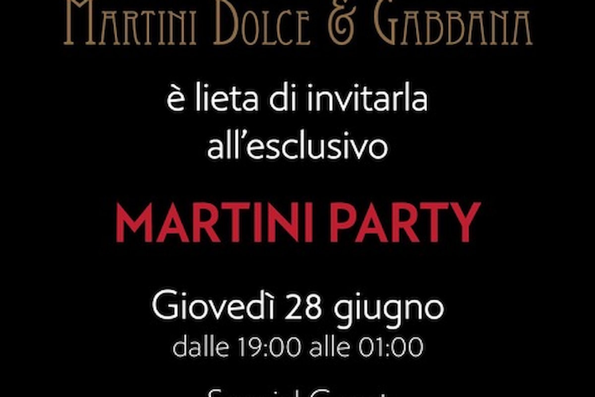 Ben Dj fa muovere a tempo Martini Party al Martini Dolce&Gabbana di Milano