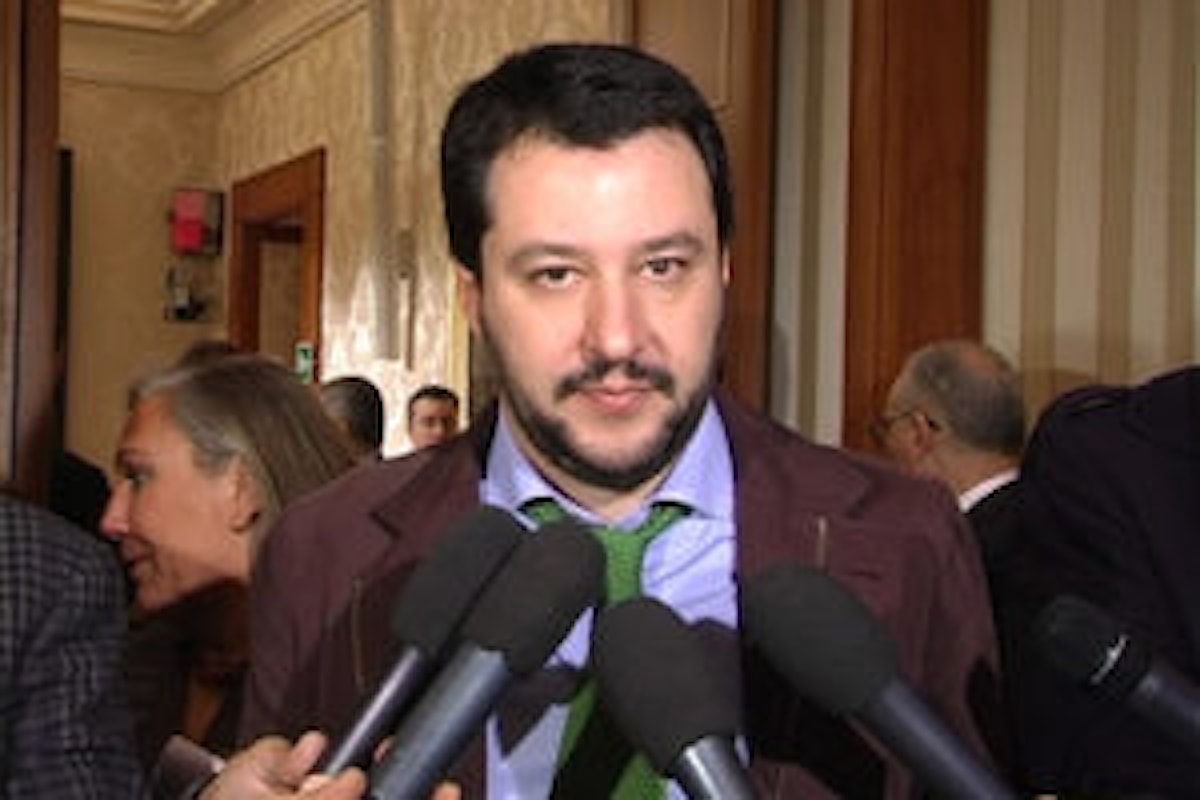 Matteo Salvini commenta l'ok della Consulta