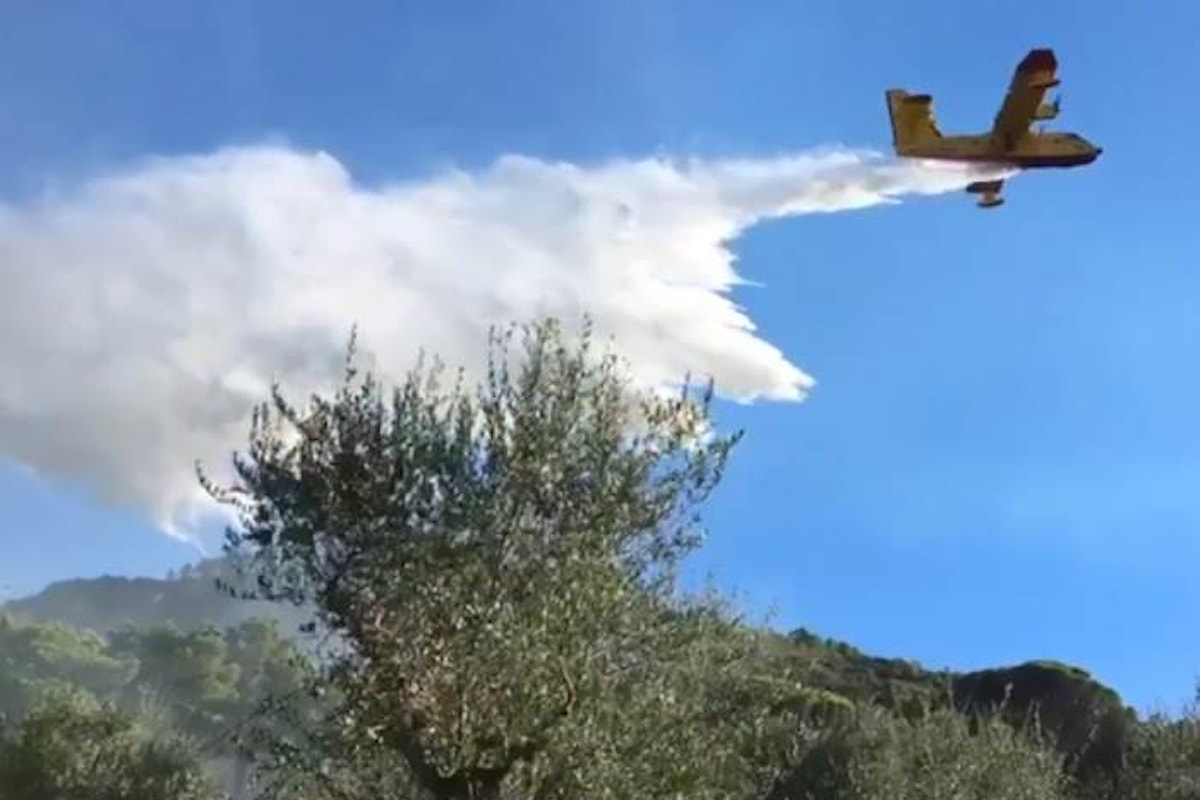 Incendio sul Monte Serra, si spengono gli ultimi focolai